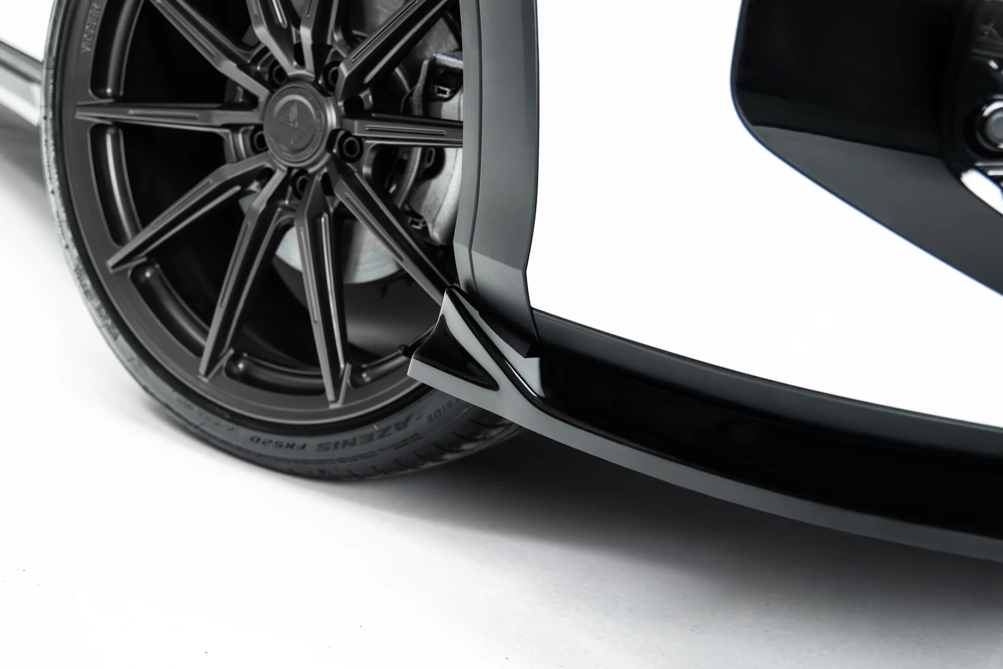 FRONT SPLITTER SUITABLE FOR VOLKSWAGEN T-ROC R-LINE MK2 – MAXTON DESIGN - 4
