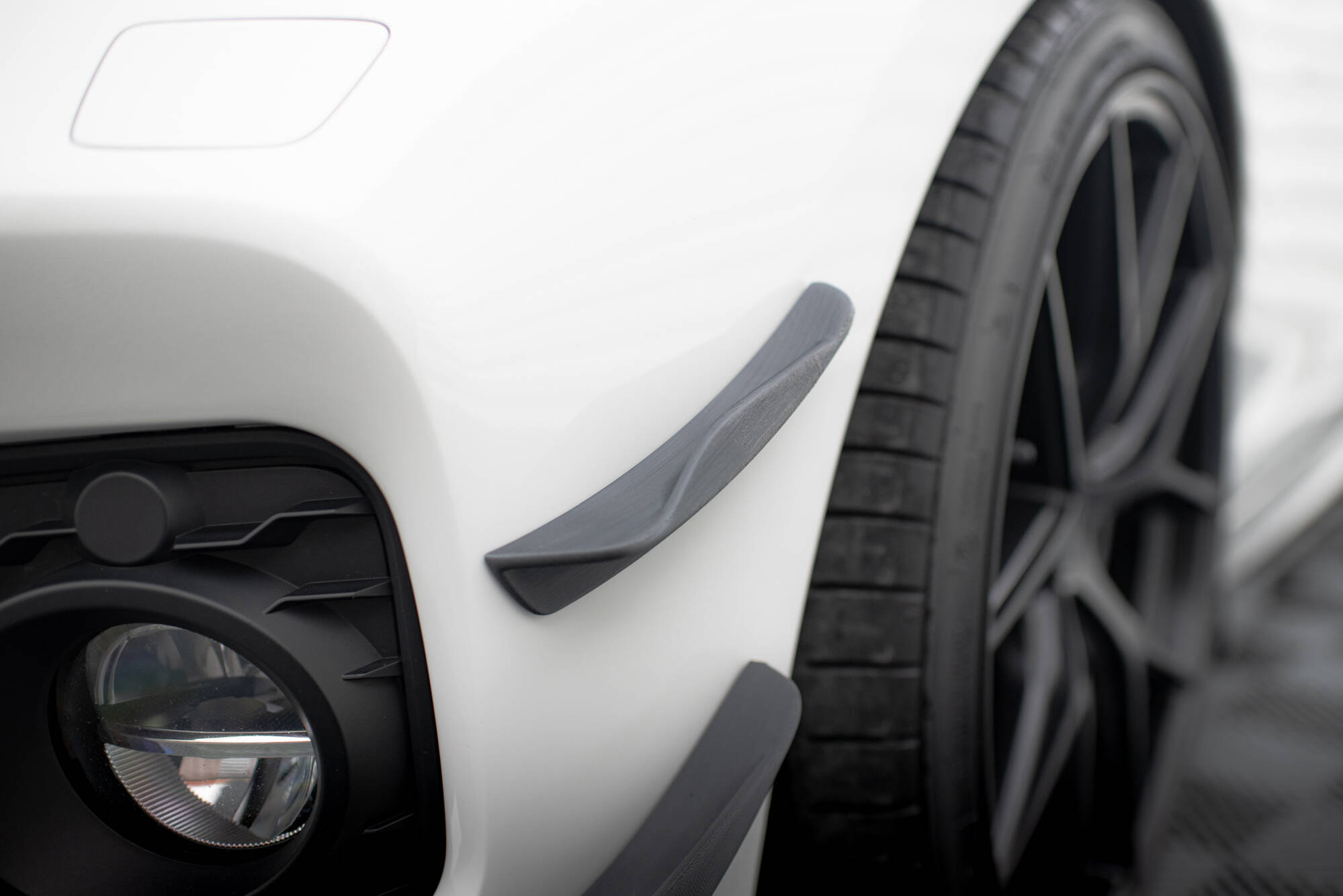 Front Bumper Wings (Canards) BMW 1 M-Pack / M140i F20 Facelift - 8