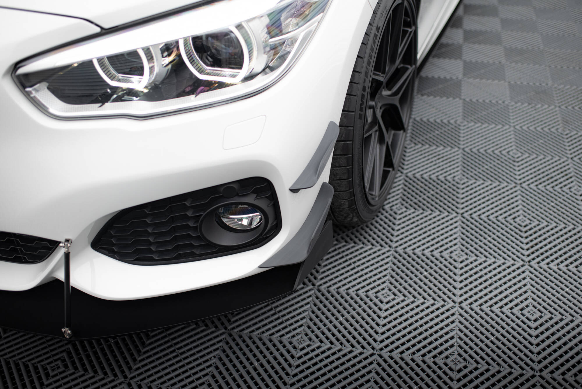 Front Bumper Wings (Canards) BMW 1 M-Pack / M140i F20 Facelift - 7