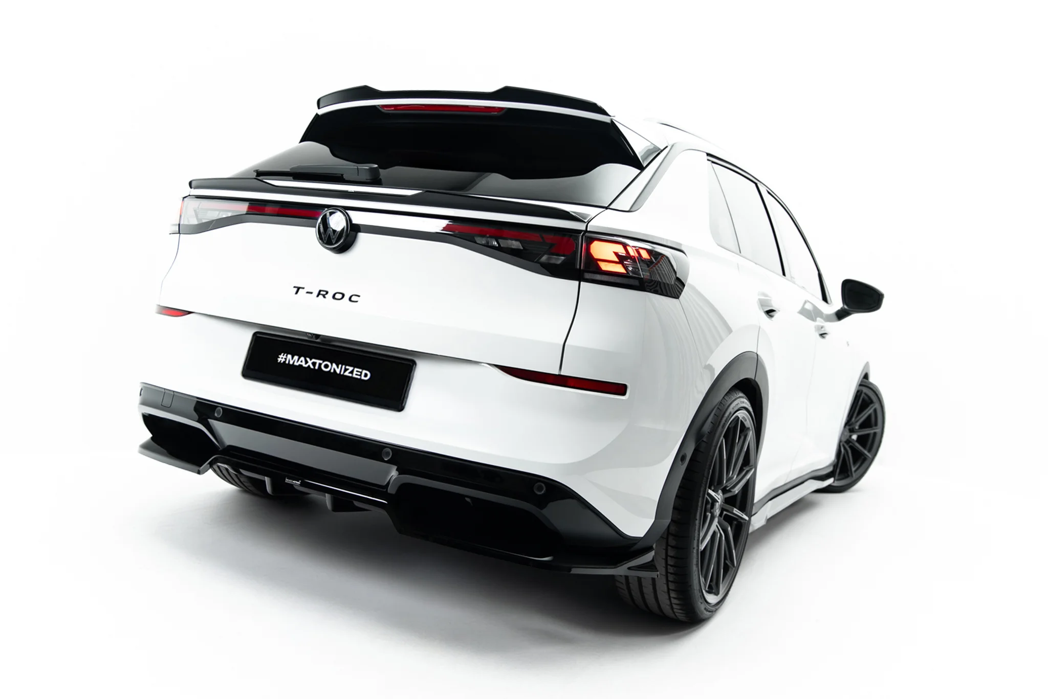 REAR SPLITTER (WITH VERTICAL BARS) SUITABLE FOR VOLKSWAGEN T-ROC R-LINE MK2 – MAXTON DESIGN - 4