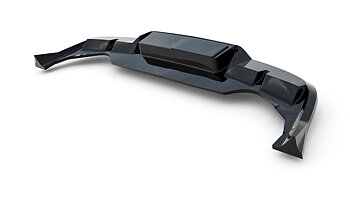 REAR SPLITTER (WITH VERTICAL BARS) SUITABLE FOR VOLKSWAGEN T-ROC R-LINE MK2 – MAXTON DESIGN
