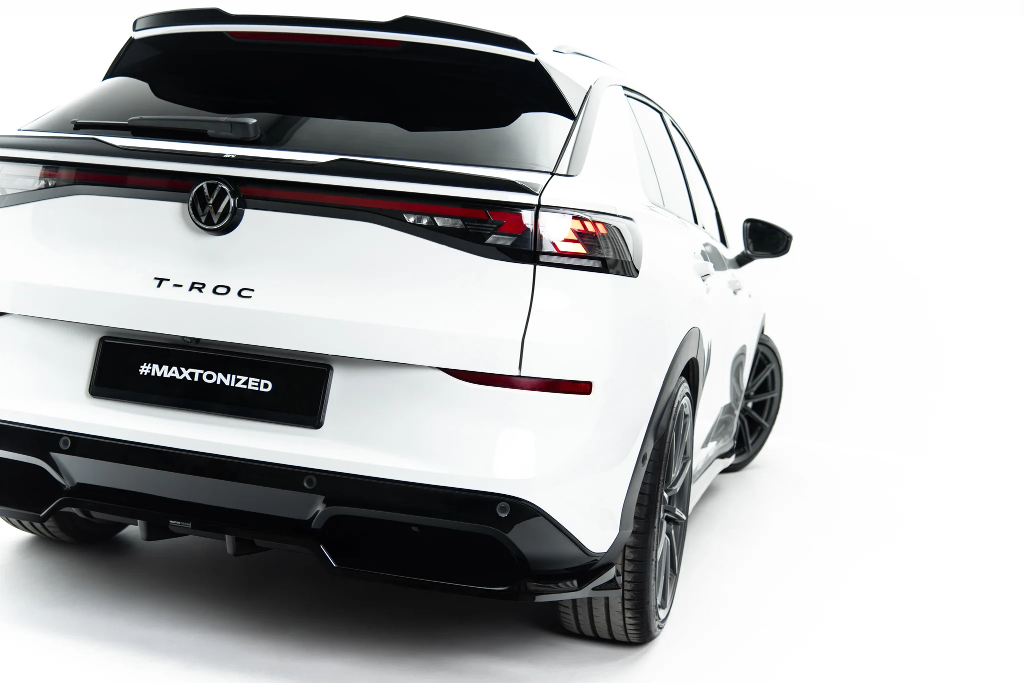 REAR SPLITTER (WITH VERTICAL BARS) SUITABLE FOR VOLKSWAGEN T-ROC R-LINE MK2 – MAXTON DESIGN - 3
