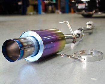 AGENCY POWER TITANIUM MUFFLER CATBACK EXHAUST SUBARU WRX STI 02-07