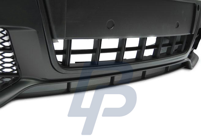AUDI A4 04-08 S-LINE BLACK PDC FRONT BUMPER - 4