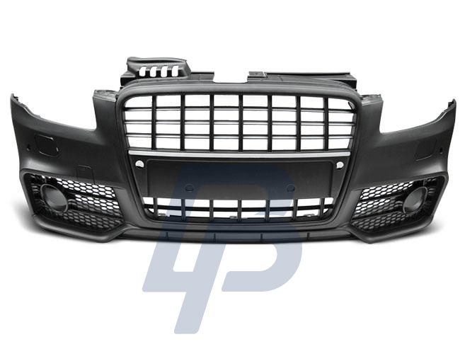 AUDI A4 04-08 S-LINE BLACK PDC FRONT BUMPER - 2