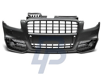 AUDI A4 04-08 S-LINE BLACK PDC FRONT BUMPER