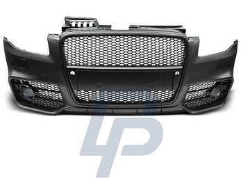 AUDI A4 04-08 RS STYLE BLACK PDC FRONT BUMPER