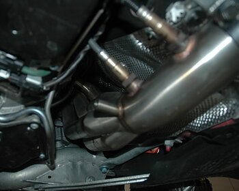 AGENCY POWER HEADER AND SECTION 1 MID PIPES MERCEDES-BENZ C63 COUPE 12-14