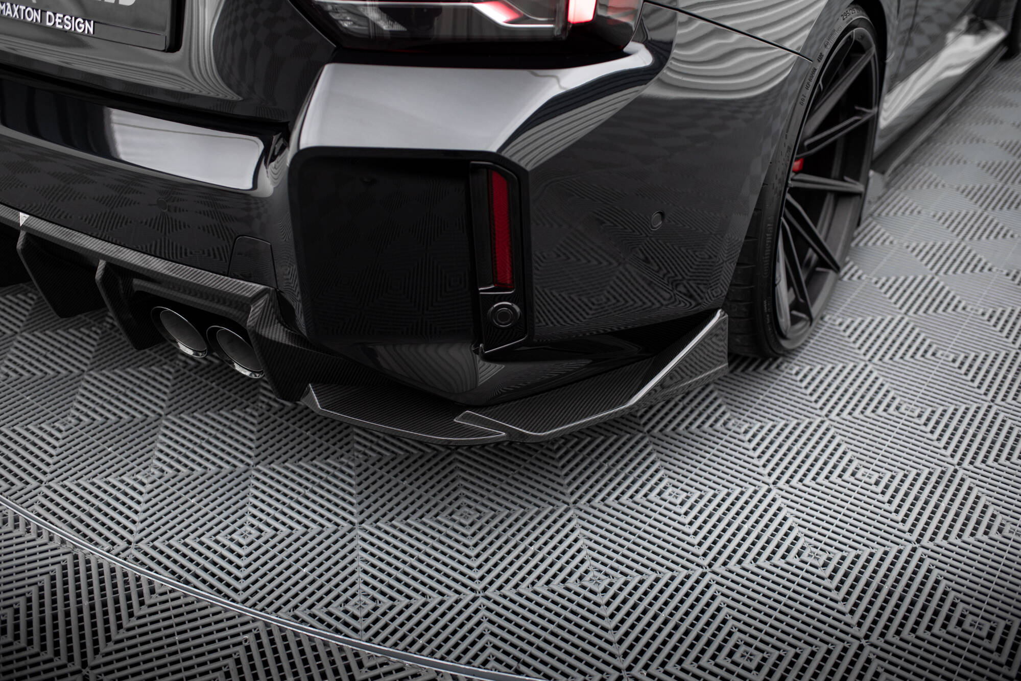 Carbon Fiber Rear Side Splitters BMW M2 G87 - 3