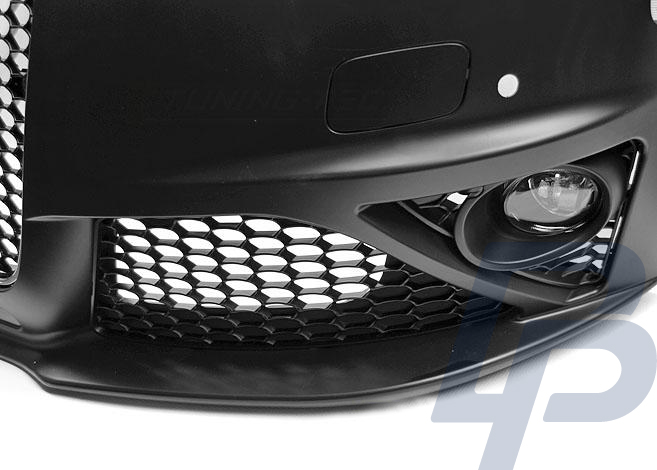 AUDI  A4 B8 12-15 RS STYLE BLACK PDC FRONT BUMPER - 4