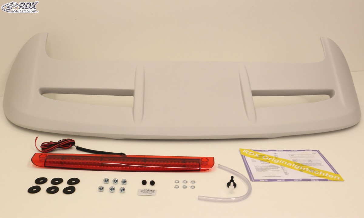 ROOF SPOILER FORD FIESTA MK7 JA8 JR8 (2008-2012 & 2012+) "RST-LOOK" - 3