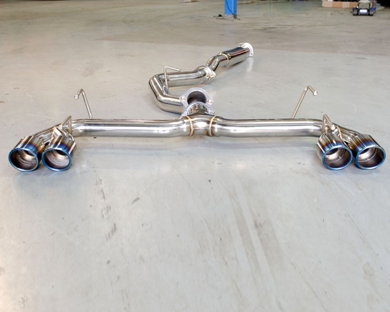 AGENCY POWER TITANIUM TIP CATBACK EXHAUST W/O MUFFLER SUBARU WRX STI HATCH 08-12 - 4
