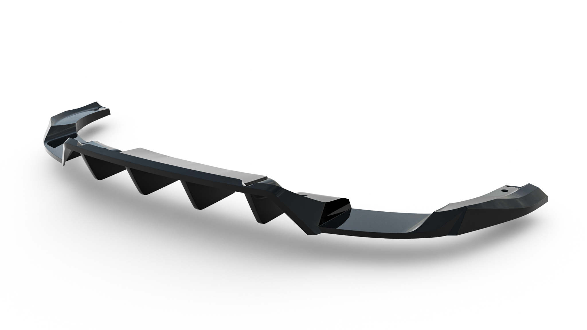 REAR SPLITTER (WITH VERTICAL BARS) SUITABLE FOR AUDI Q5 S-LINE SPORTBACK / SUV MK3 – MAXTON DESIGN - 5