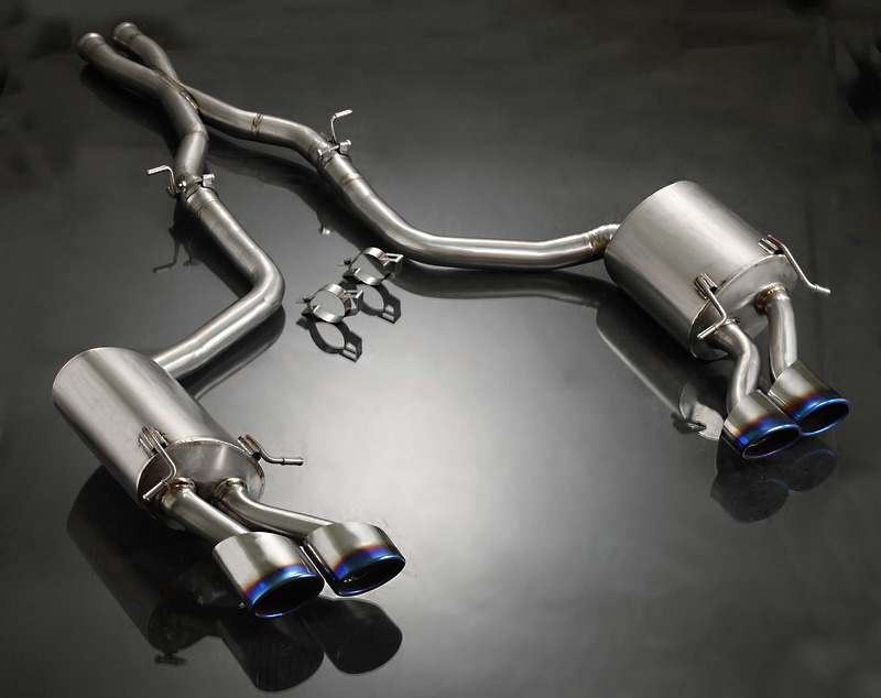 AGENCY POWER TITANIUM CATBACK EXHAUST MERCEDES C63 V8 W204 SEDAN