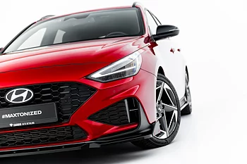 FRONT SPLITTER V.1 + FLAPS SUITABLE FOR HYUNDAI I30 N-LINE WAGON MK3 FACELIFT – MAXTON DESIGN