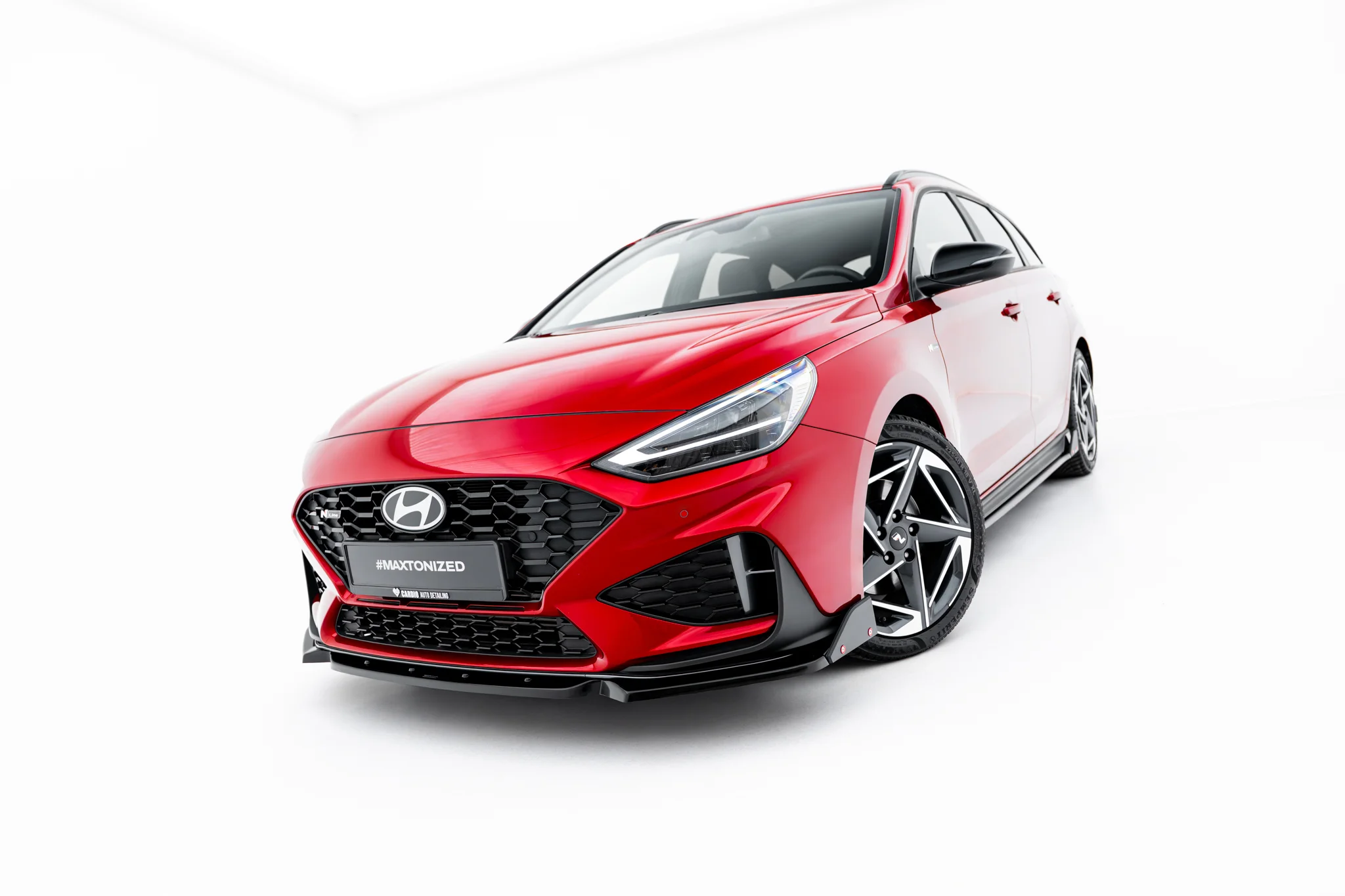 FRONT SPLITTER V.1 + FLAPS SUITABLE FOR HYUNDAI I30 N-LINE WAGON MK3 FACELIFT – MAXTON DESIGN - 7