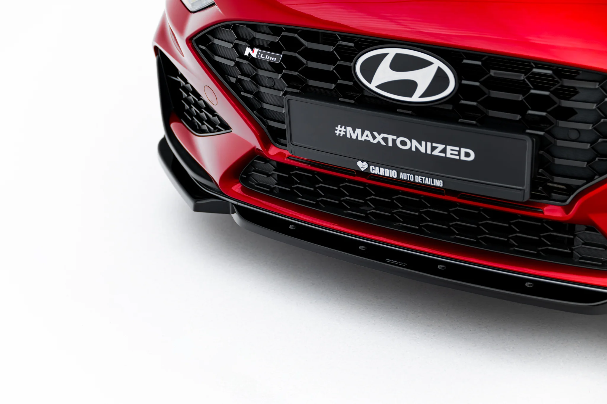 FRONT SPLITTER V.1 + FLAPS SUITABLE FOR HYUNDAI I30 N-LINE WAGON MK3 FACELIFT – MAXTON DESIGN - 6