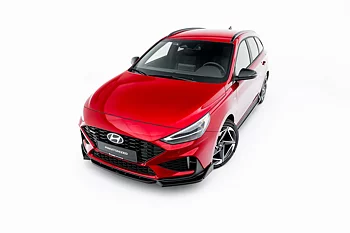 FRONT SPLITTER V.1 + FLAPS SUITABLE FOR HYUNDAI I30 N-LINE WAGON MK3 FACELIFT – MAXTON DESIGN