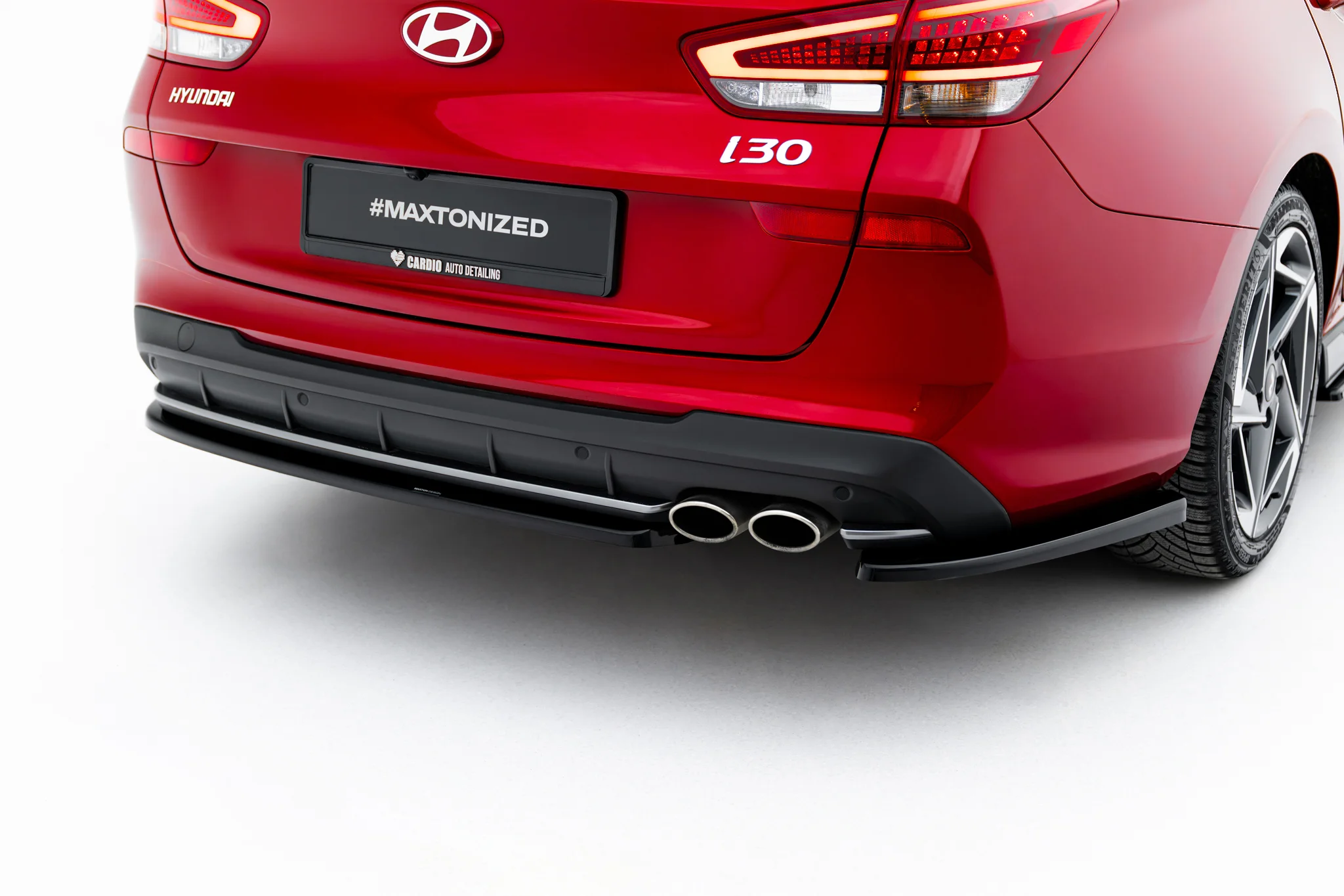 REAR SIDE SPLITTERS V.1 SUITABLE FOR HYUNDAI I30 N-LINE WAGON MK3 FACELIFT – MAXTON DESIGN - 2