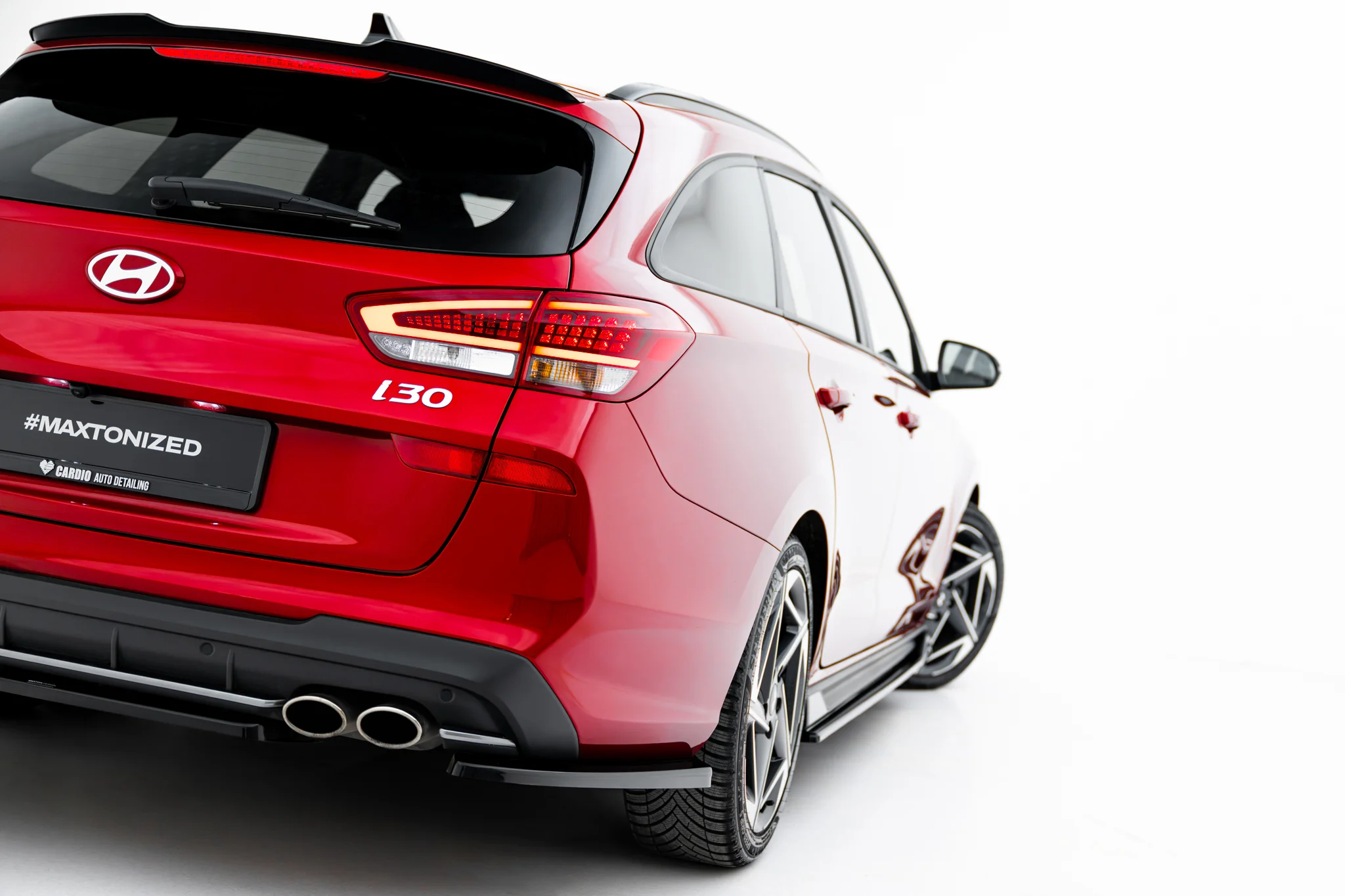 REAR SIDE SPLITTERS V.1 SUITABLE FOR HYUNDAI I30 N-LINE WAGON MK3 FACELIFT – MAXTON DESIGN - 5