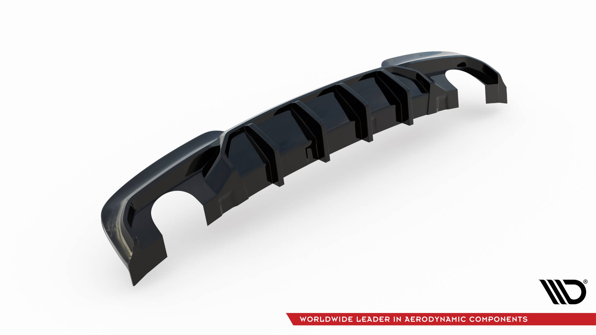 Rear Valance V.2 BMW 5 M-Pack F10 / F11 (Version with two single exhausts) - 5