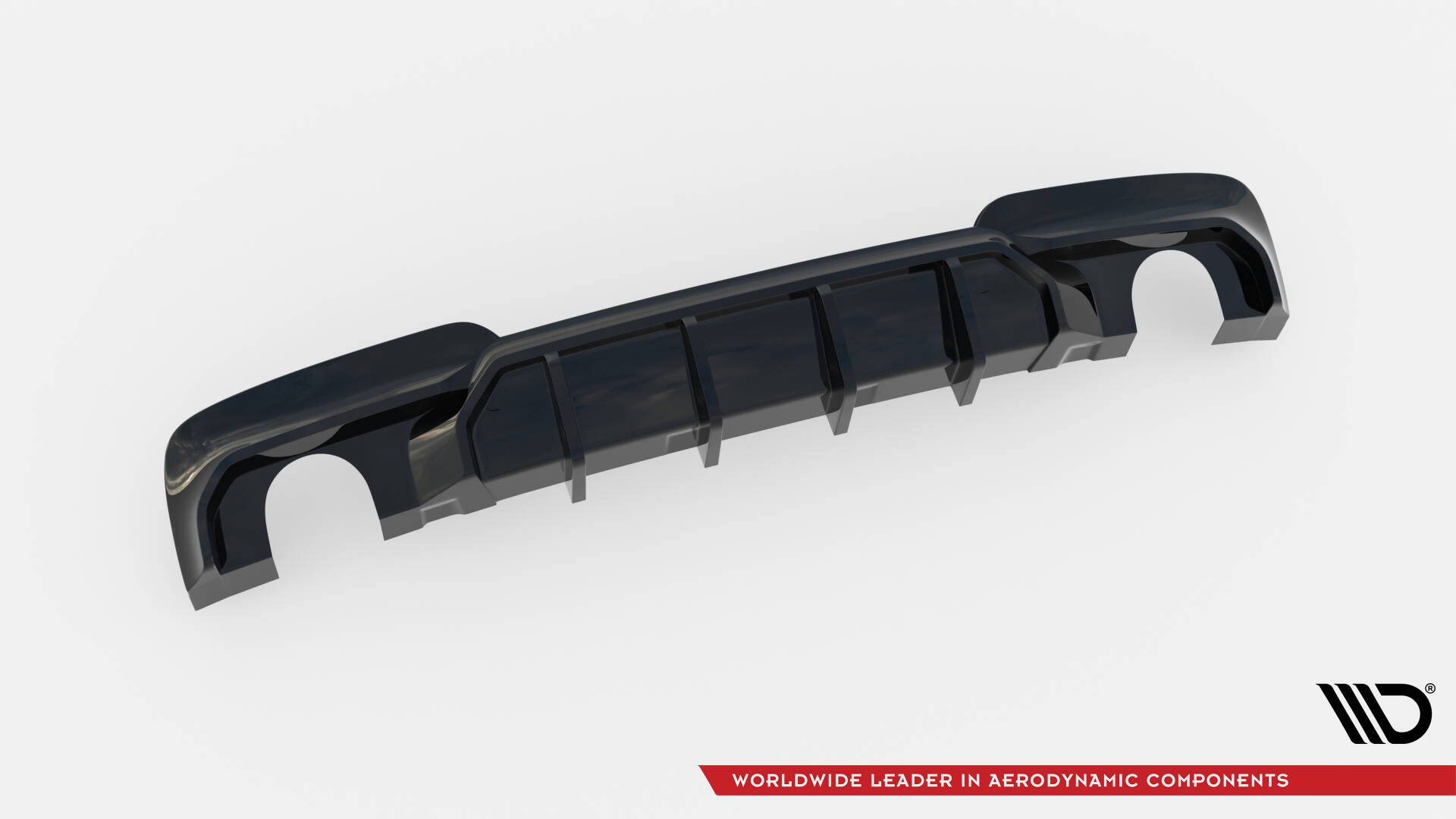 Rear Valance V.2 BMW 5 M-Pack F10 / F11 (Version with two single exhausts) - 6