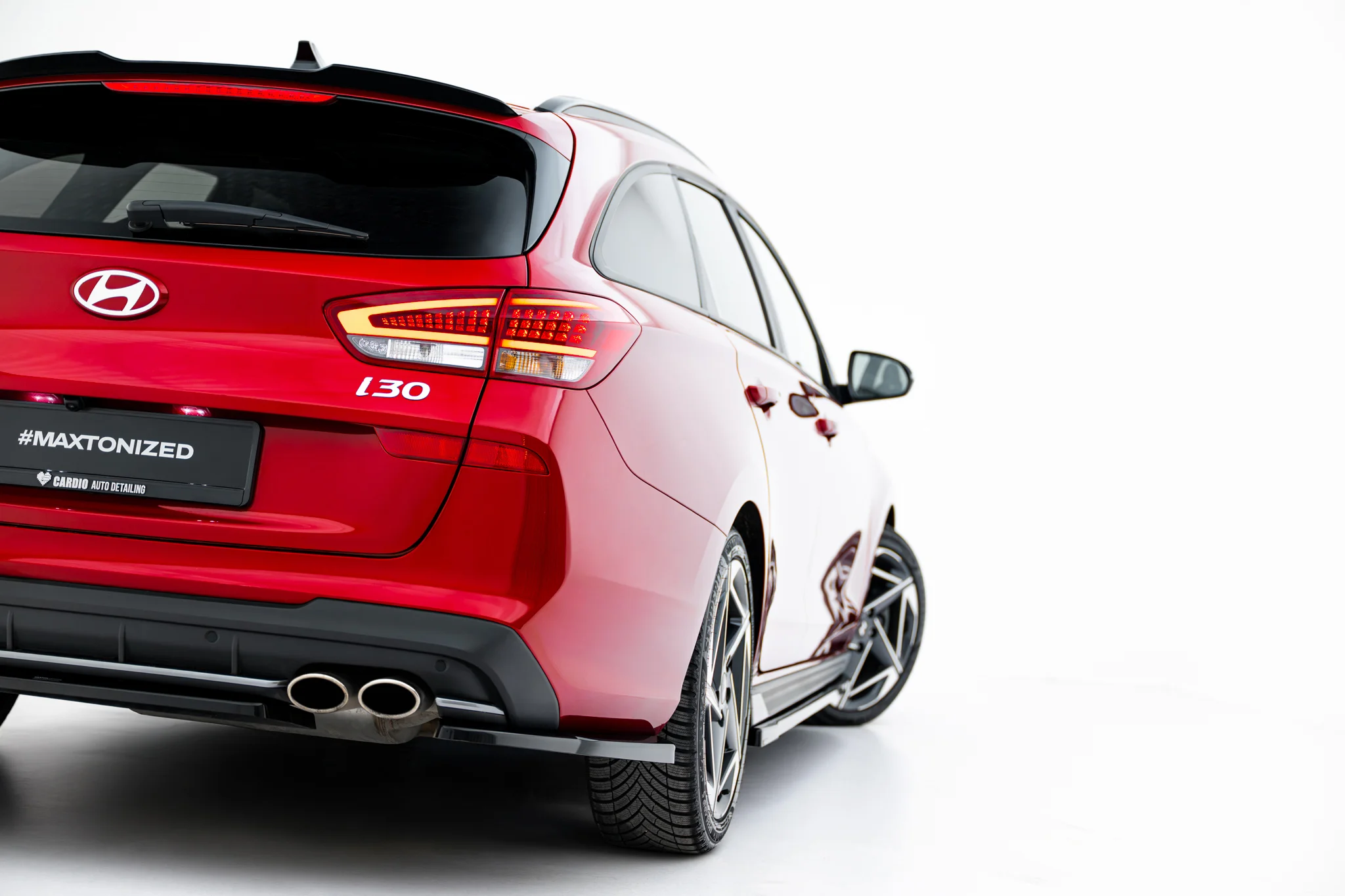 REAR SIDE SPLITTERS V.2 SUITABLE FOR HYUNDAI I30 N-LINE WAGON MK3 FACELIFT – MAXTON DESIGN - 2