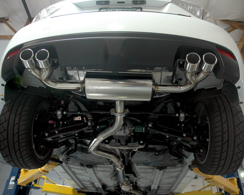 AGENCY POWER STAINLESS TIP CATBACK EXHAUST SUBARU STI 08-12 - 4