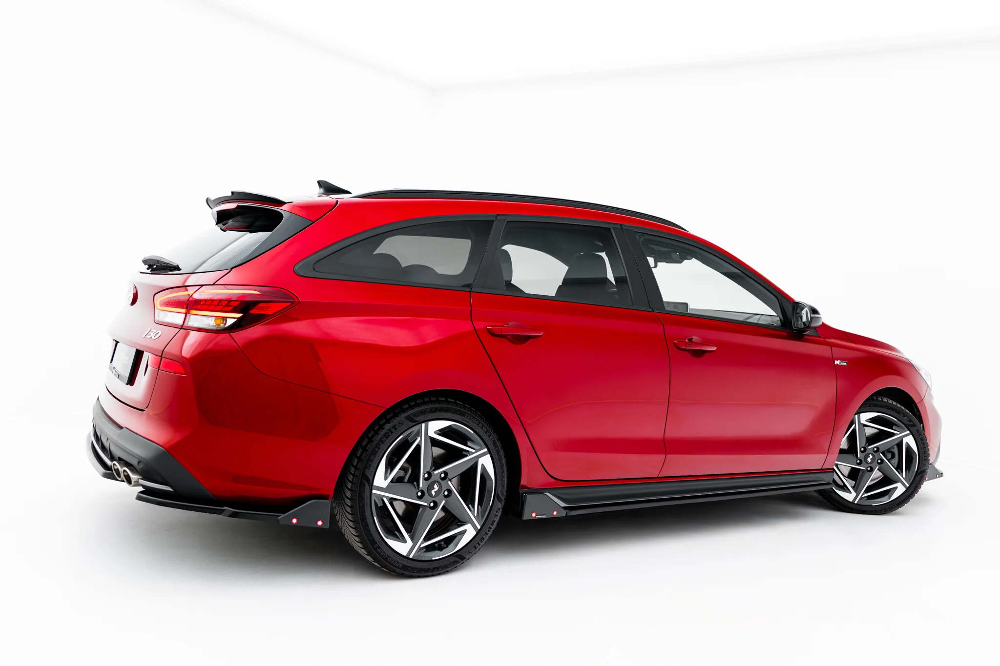 SIDE SKIRTS DIFFUSERSV.3 + FLAPS SUITABLE FOR HYUNDAI I30 N-LINE WAGON MK3 FACELIFT – MAXTON DESIGN - 5