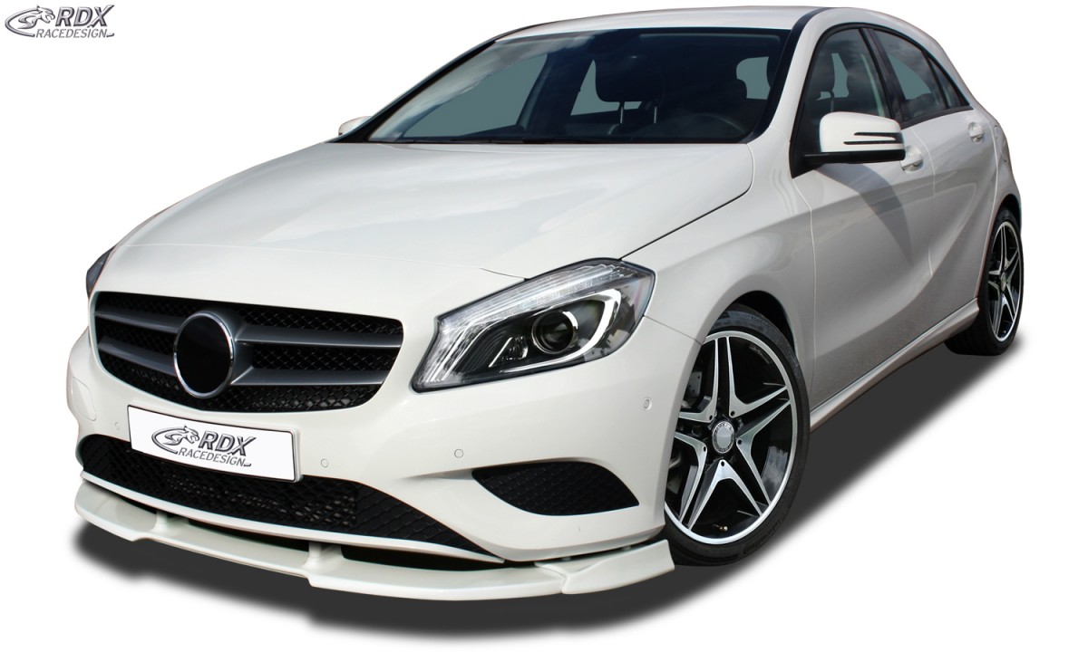 FRONT SPOILER VARIO-X MERCEDES A-CLASS W176 (2012-2015) FRONT LIP SPLITTER - 2