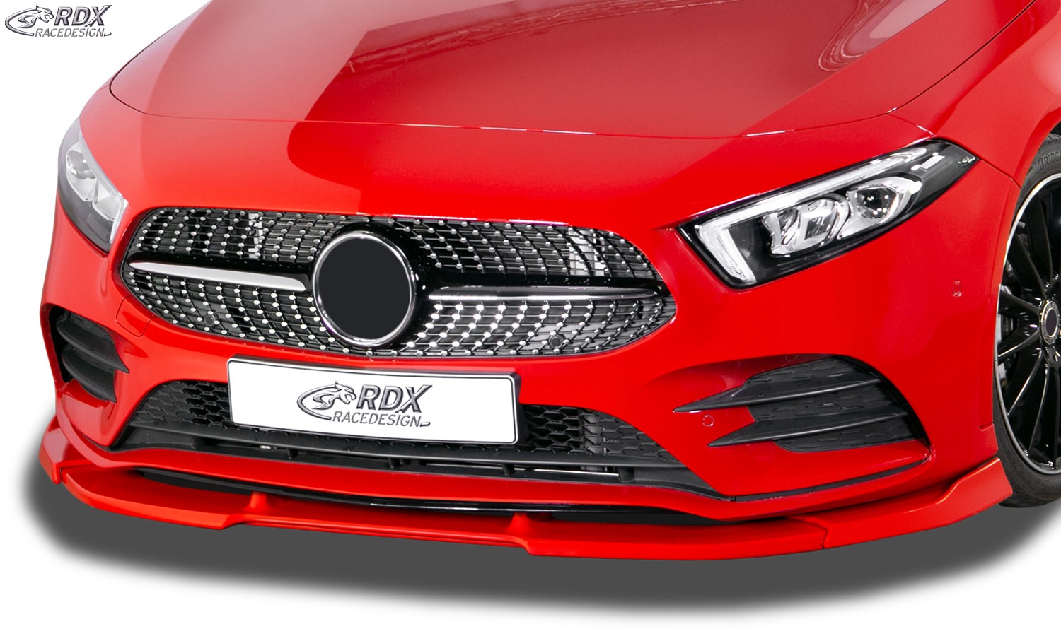 FRONT SPOILER VARIO-X MERCEDES A-CLASS W177 / V177 AMG-LINE FRONT LIP SPLITTER