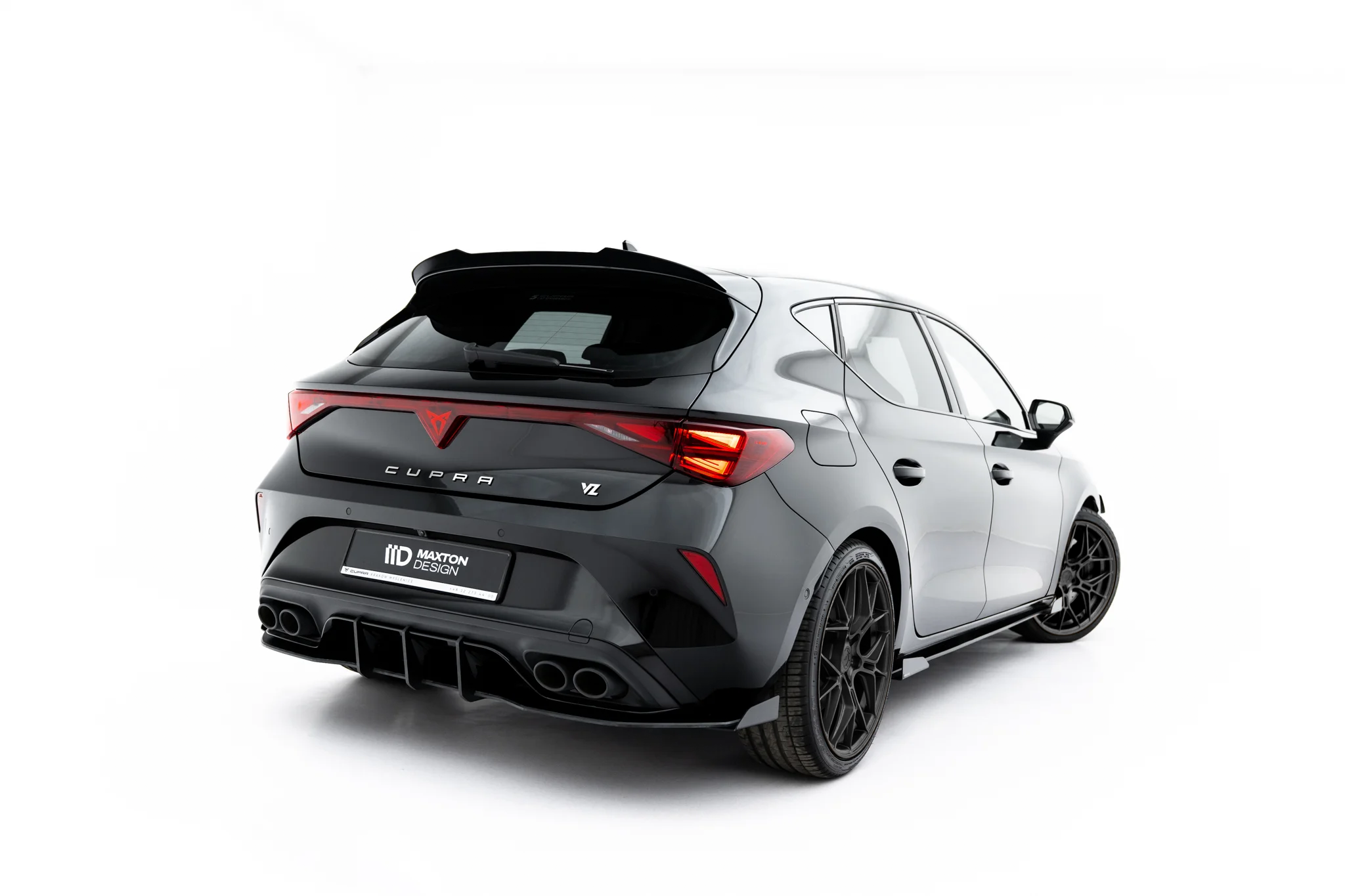 STREET PRO REAR DIFFUSER + FLAPS SUITABLE FOR CUPRA LEON HATCHBACK MK1 FACELIFT – MAXTON DESIGN - 5