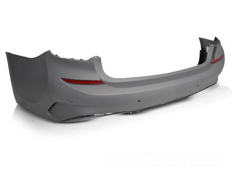 BAKRE STÖTFÅNGARE PERFORMANCE-DESIGN-LOOK PDC BLANK SVART -O--O-TILL BMW G20 2019-2022