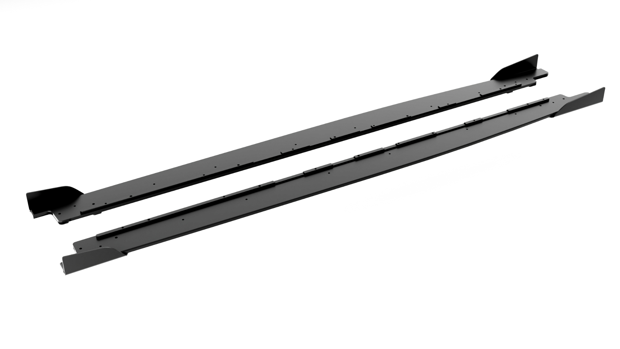 STREET PRO SIDE SKIRTS DIFFUSERS + FLAPS SUITABLE FOR CUPRA LEON ST / HATCHBACK MK1 FACELIFT – MAXTON DESIGN - 6
