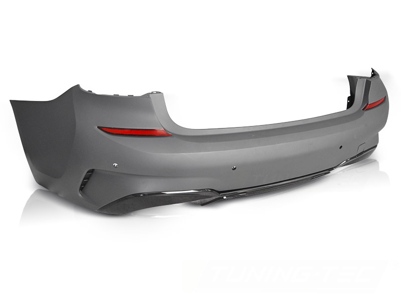 BAKRE STÖTFÅNGARE PERFORMANCE-DESIGN-LOOK PDC BLANK SVART -[ ]--[ ]- TILL BMW G20 2019-2022