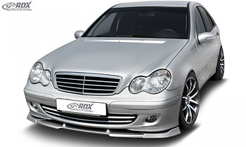 FRONT SPOILER VARIO-X MERCEDES C-CLASS W203 2004+ FRONT LIP SPLITTER