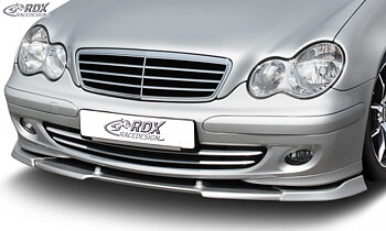 FRONT SPOILER VARIO-X MERCEDES C-CLASS W203 2004+ FRONT LIP SPLITTER