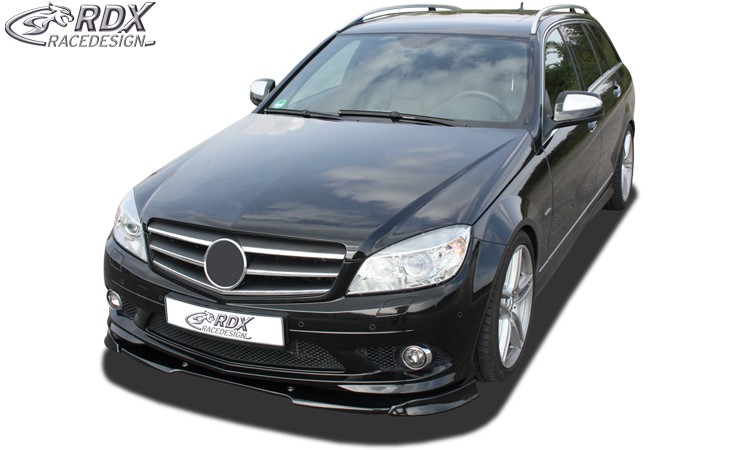 FRONT SPOILER VARIO-X MERCEDES C-CLASS W204 / S204 AMG-STYLING -2011 (FIT FOR CARS WITH AMG-STYLING FRONTBUMPER) FRONT LIP SPLITTER - 2