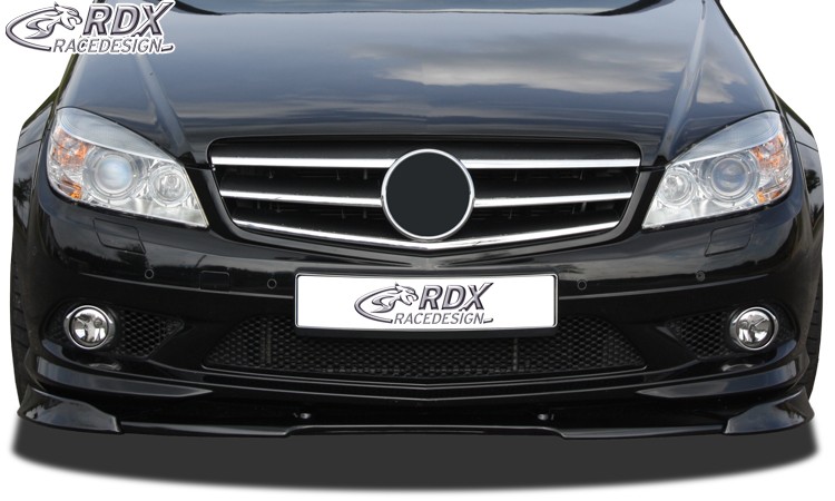 FRONT SPOILER VARIO-X MERCEDES C-CLASS W204 / S204 AMG-STYLING -2011 (FIT FOR CARS WITH AMG-STYLING FRONTBUMPER) FRONT LIP SPLITTER - 4