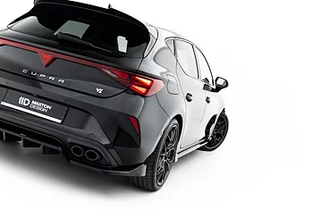 REAR SPLITTER (WITH VERTICAL BARS) V.1 SUITABLE FOR CUPRA LEON HATCHBACK MK1 FACELIFT – MAXTON DESIGN