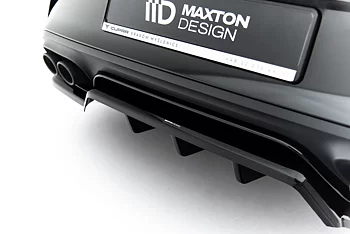 REAR SPLITTER (WITH VERTICAL BARS) V.1 SUITABLE FOR CUPRA LEON HATCHBACK MK1 FACELIFT – MAXTON DESIGN