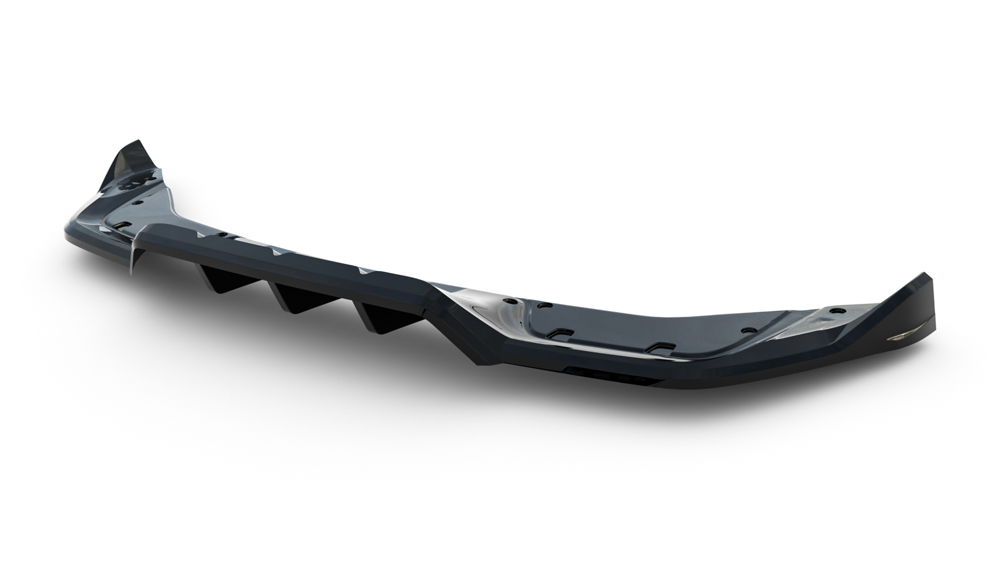 REAR SPLITTER (WITH VERTICAL BARS) V.1 SUITABLE FOR CUPRA LEON HATCHBACK MK1 FACELIFT – MAXTON DESIGN - 6