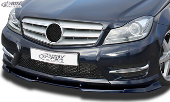 FRONT SPOILER VARIO-X MERCEDES C-CLASS W204 / S204 AMG-STYLING 2011+ (FIT FOR CARS WITH AMG-STYLING FRONTBUMPER) FRONT LIP SPLITTER