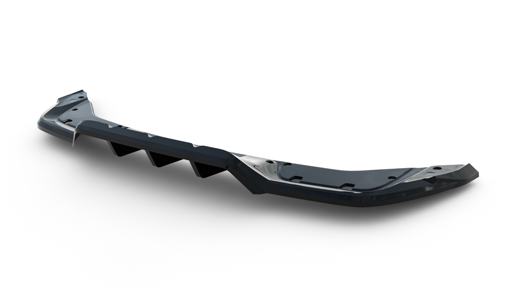 REAR SPLITTER (WITH VERTICAL BARS) V.2 SUITABLE FOR CUPRA LEON HATCHBACK MK1 FACELIFT – MAXTON DESIGN - 4