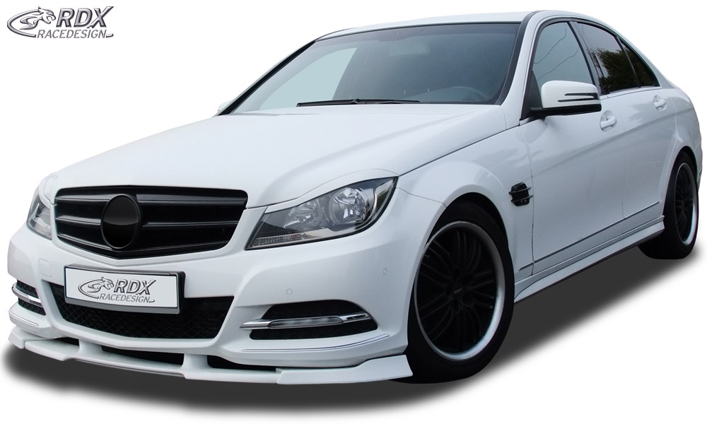FRONT SPOILER VARIO-X MERCEDES C-CLASS W204 2011+ FRONT LIP SPLITTER - 2