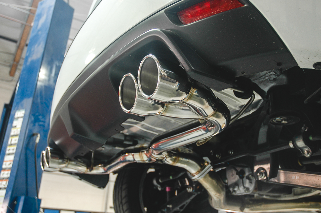 AGENCY POWER STAINLESS CATBACK EXHAUST W/O MUFFLER SUBARU WRX STI HATCH 08-12