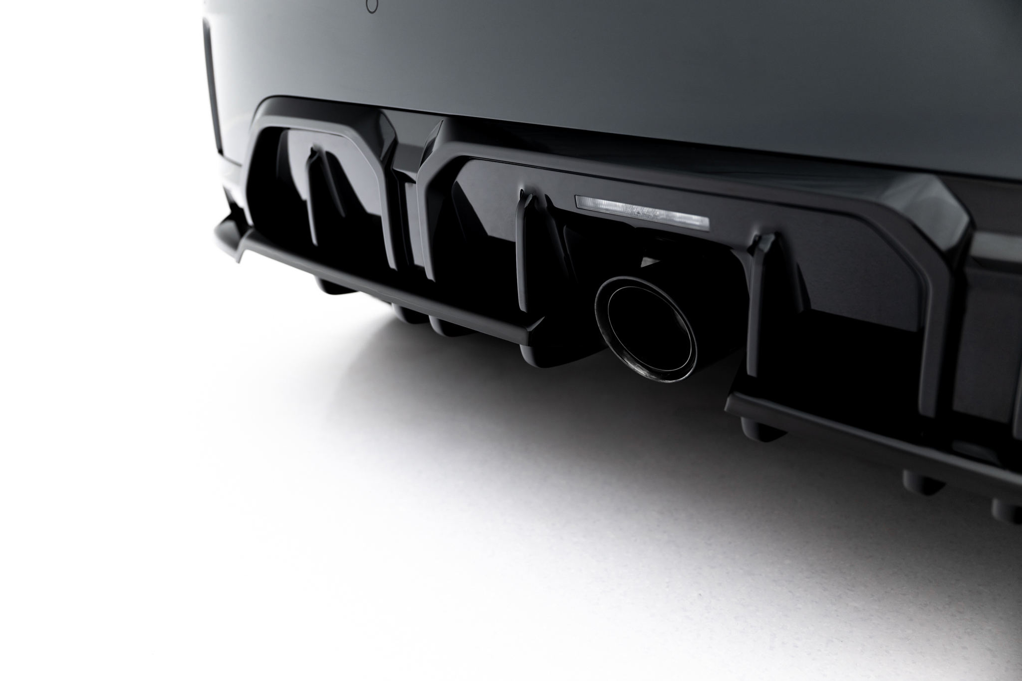 REAR SPLITTER (WITH VERTICAL BARS) SUITABLE FOR MINI COOPER JOHN COOPER WORKS F65 – MAXTON DESIGN - 7