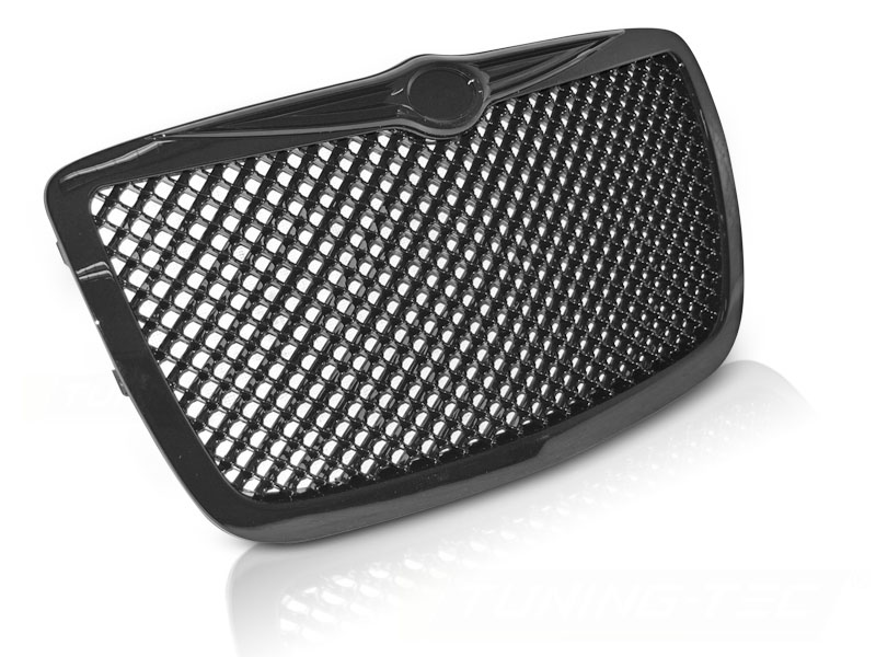 GRILL BENTLEY STYLE BLANK SVART TILL CHRYSLER 300 C 2004-2011