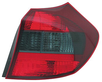 BMW 1 E87 3D 04-06 TAILLIGHTS RED/SMOKE V1