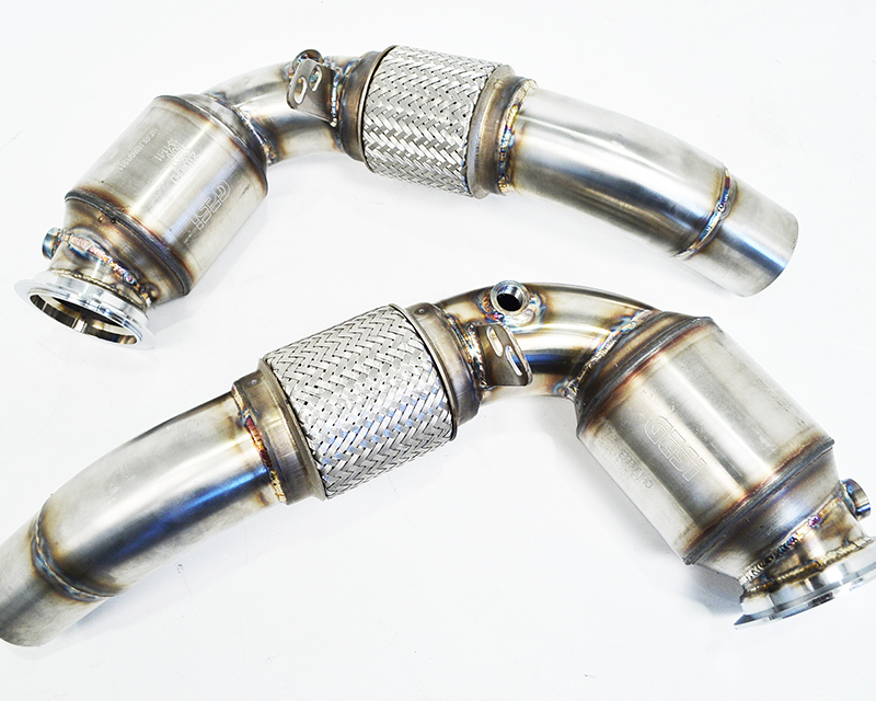 AGENCY POWER HIGH FLOW CAT DOWNPIPES BMW M5 | M6 12-15